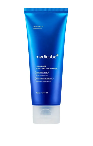 Mascarilla facial Medicube Zero Pore Blackhead Mud Mask para limpieza de poros