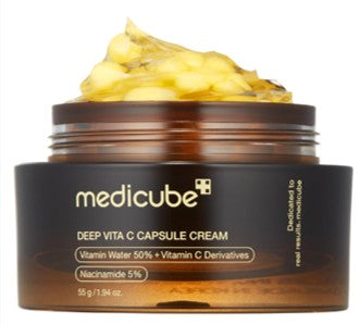 Crema Medicube Deep Vita C Capsule con vitamina C y niacinamida 5%
