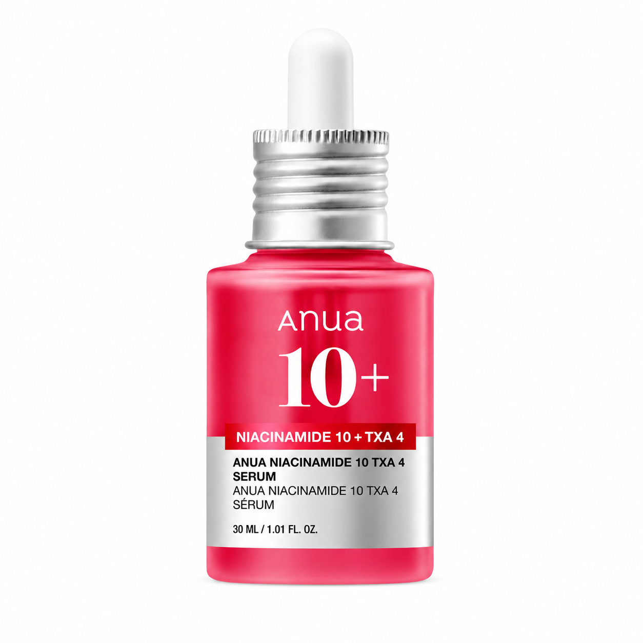 Sérum ANUA Niacinamide 10 + TXA 4 para manchas y tono desigual, frasco de 30 ml.