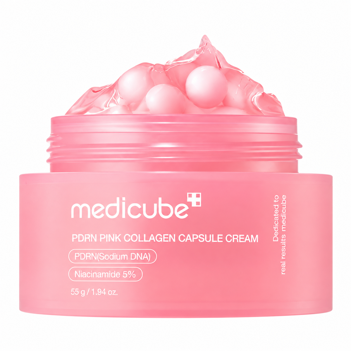 Crema Medicube PDRN Pink Collagen Capsule con niacinamida 5%